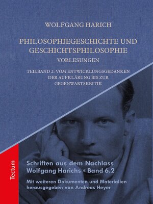 cover image of Philosophiegeschichte und Geschichtsphilosophie-Vorlesungen